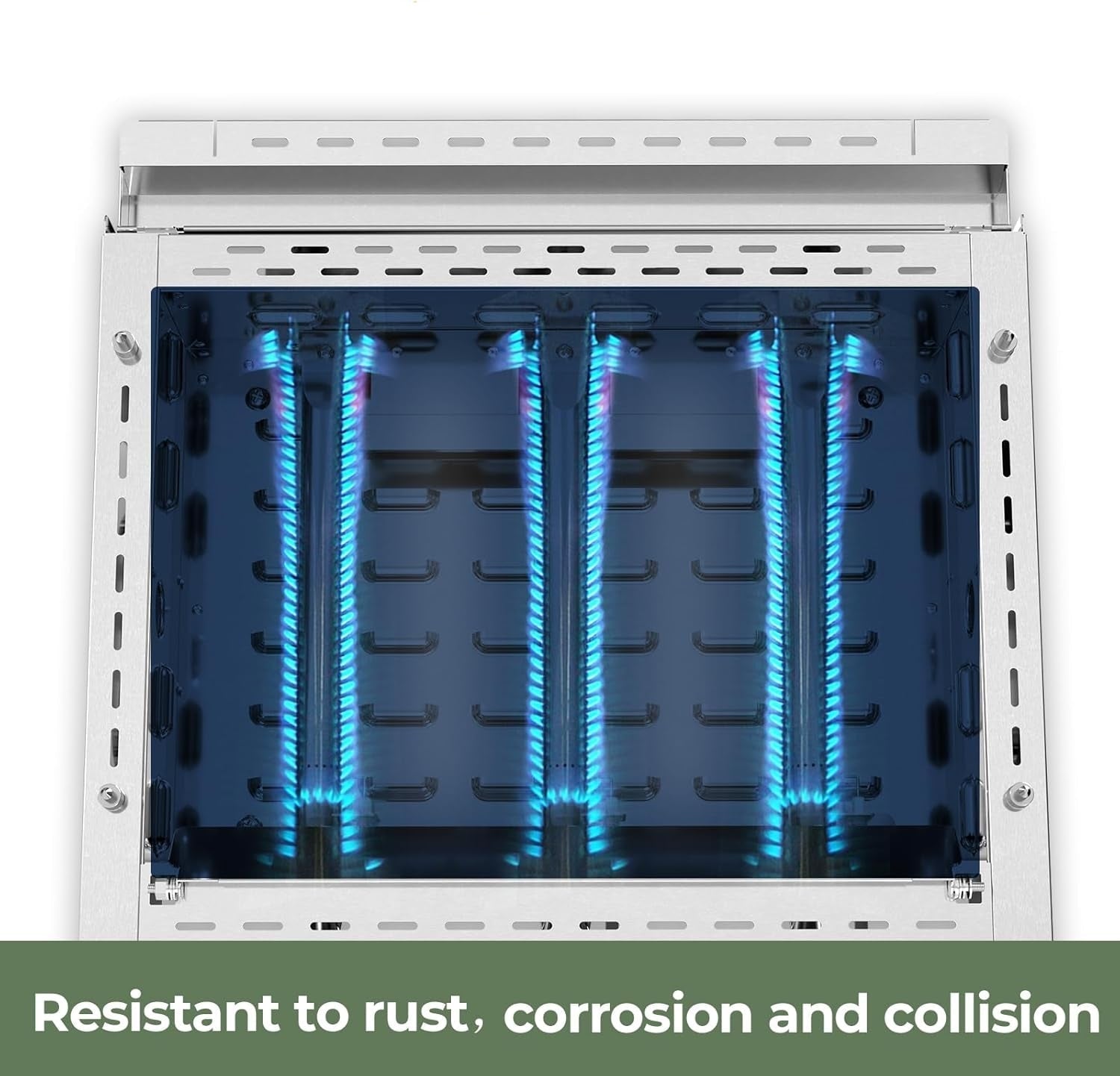 3 Burners Portable Propane Griddle，25 inch Stainless Steel Gas Grill，24,000 BTU Table Top Grill TG0130C