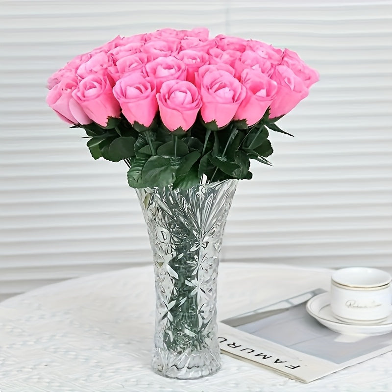 10pcs of Simulated Rose Bouquets, Realistic Fake Rose Arrangements, Valentine'S Day Gifts, Home Decorations for Valentine'S Day, Proposals, Wedding Rooms, Wedding Decor Items, Beauty Room Decorations, Home Decor