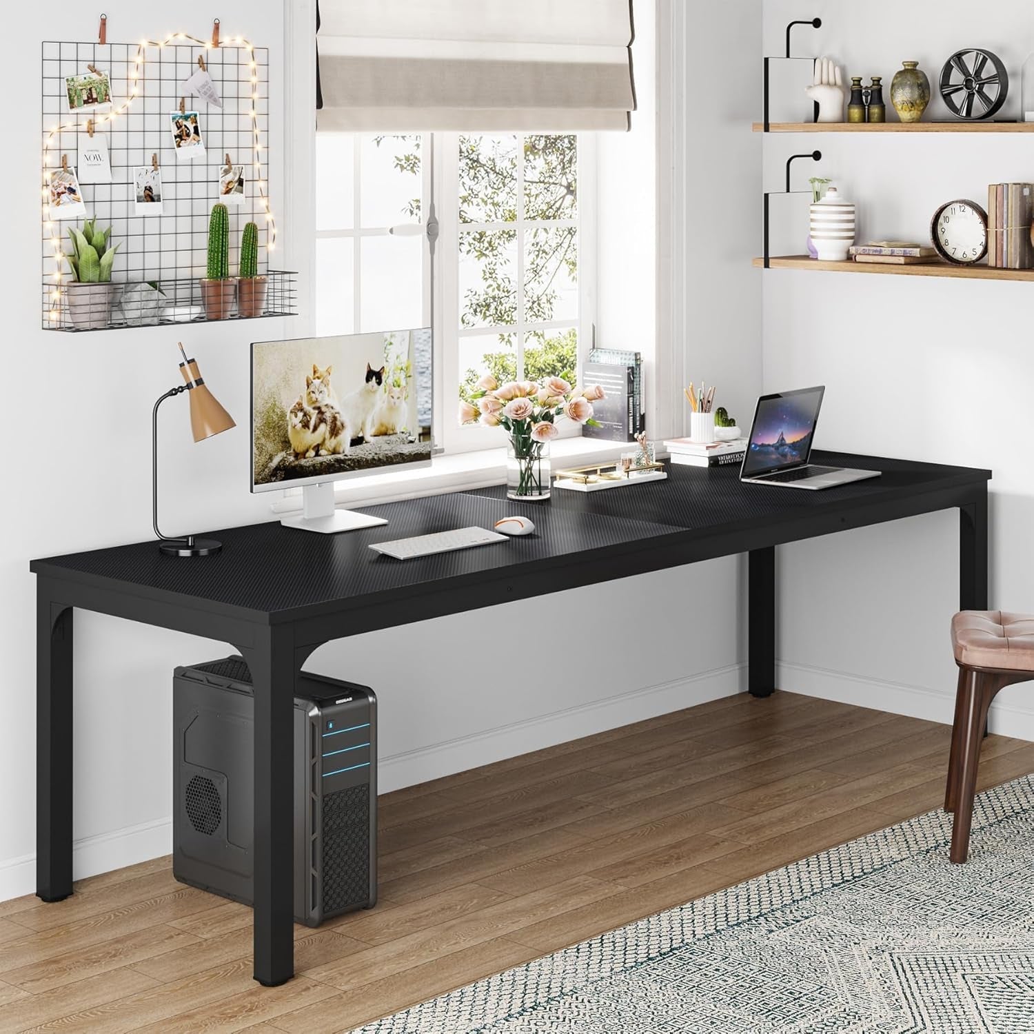78.7 Inch Ultra Long Industrial Grade Two Person Desk