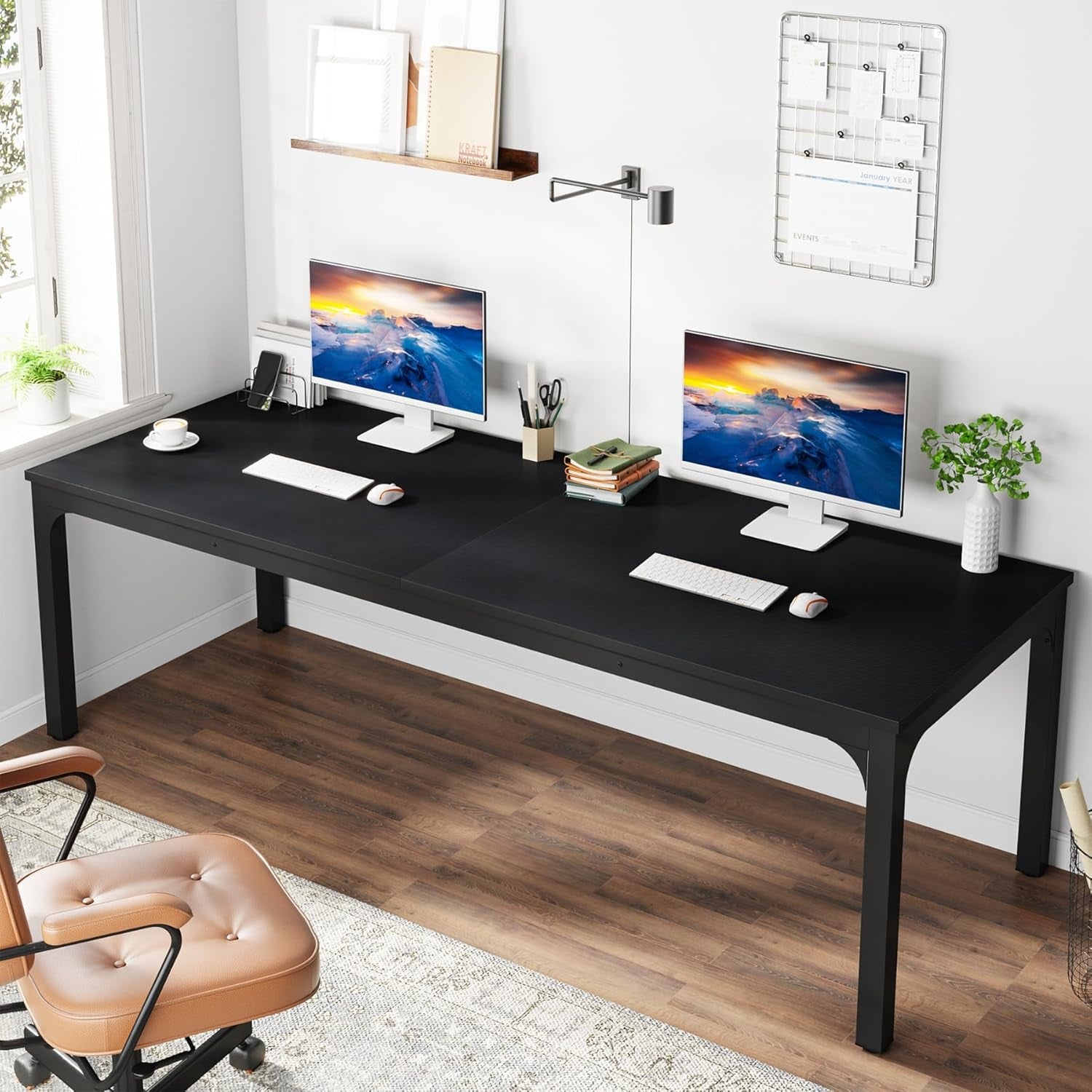 78.7 Inch Ultra Long Industrial Grade Two Person Desk